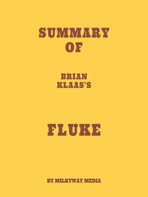 cover image of Summary of Brian Klaas's Fluke